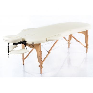 Składany stół do masażu Classic Oval 2 (Cream)