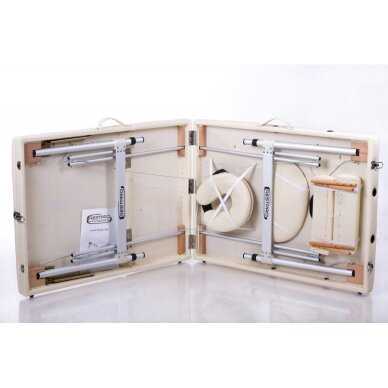 Kokkupandav massaažilaud ALU 3 (Cream) 2 Kokkupandav massaažilaud ALU 3 (Cream) 2