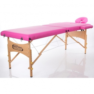 Saliekamais masāžas galds Classic 2 (Pink) 3