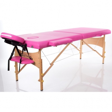 Foldable massage table Classic 2 (Pink) 1