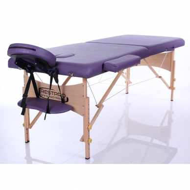 Sulankstomas masažo stalas Classic 2 (Purple)