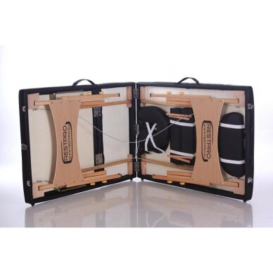 Saliekamais masāžas galds Classic 3 (Black) 2