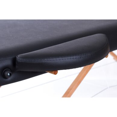 Sulankstomas masažo stalas Classic Oval 3 (Black) 6 Sulankstomas masažo stalas Classic Oval 3 (Black) 6
