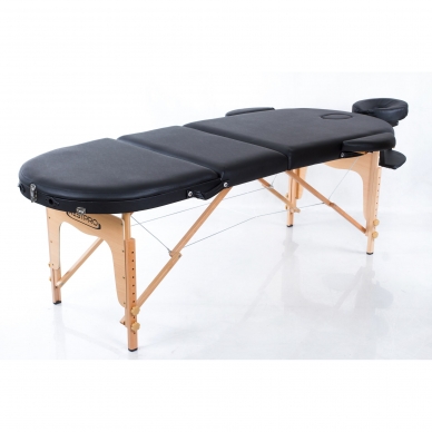 Kokoontaitettava hierontapöytä Classic Oval 3 (Black) 2