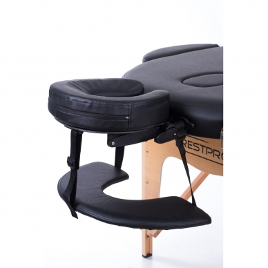 Kokkupandav massaažilaud Classic Oval 3 (Black) 3