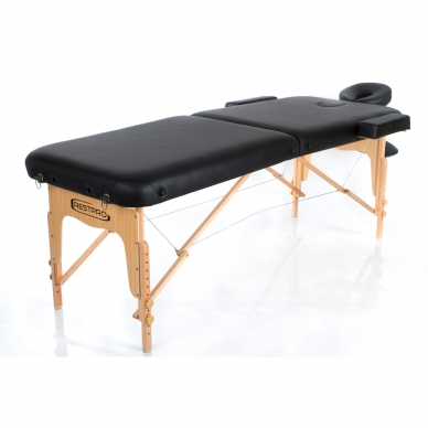 Foldable massage table Vip 2 (Black) 1