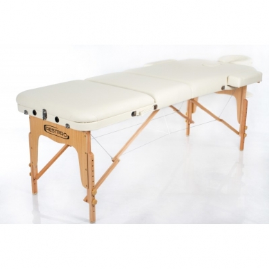 Sulankstomas masažo stalas Vip 3 (Cream) 1