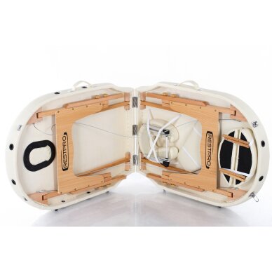 Klappbare Massageliege Vip Oval 2 (Cream) 8 Klappbare Massageliege Vip Oval 2 (Cream) 8