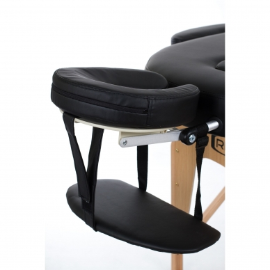 Foldable massage table Vip Oval 3 (Black) 3