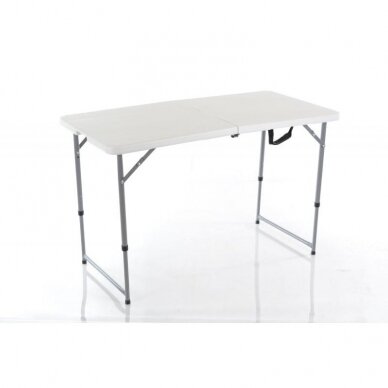 Składany stół 120X60cm PICNIC WHITE 2