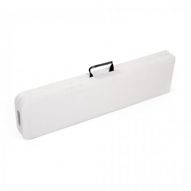 Foldable bench 180X25cm PICNIC WHITE 2