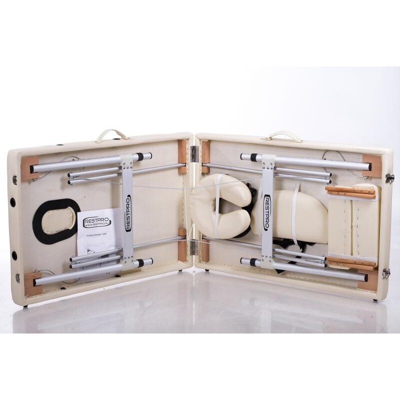 Sulankstomas masažo stalas ALU M2 (Cream) 2 Sulankstomas masažo stalas ALU M2 (Cream) 2