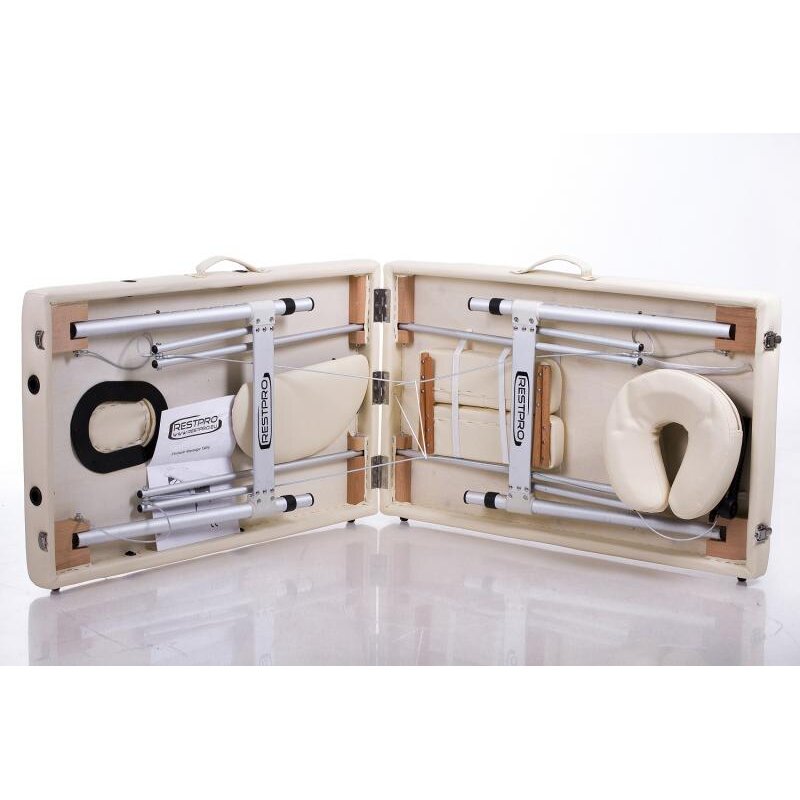 Sulankstomas masažo stalas ALU S2 (Cream) 2
