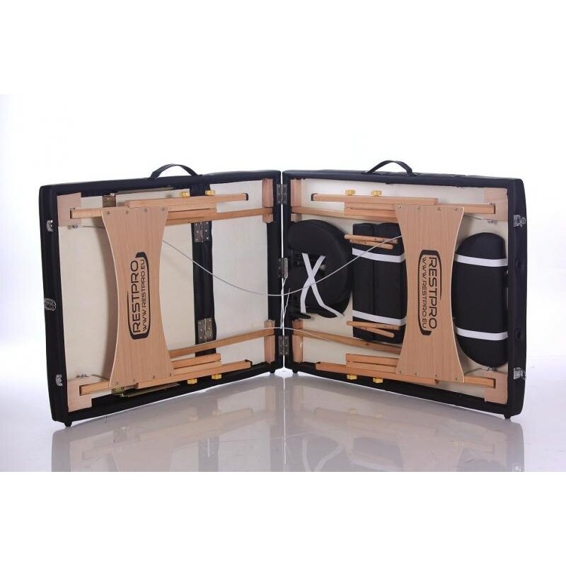 Kokkupandav massaažilaud Classic 3 (Black) 2 Kokkupandav massaažilaud Classic 3 (Black) 2