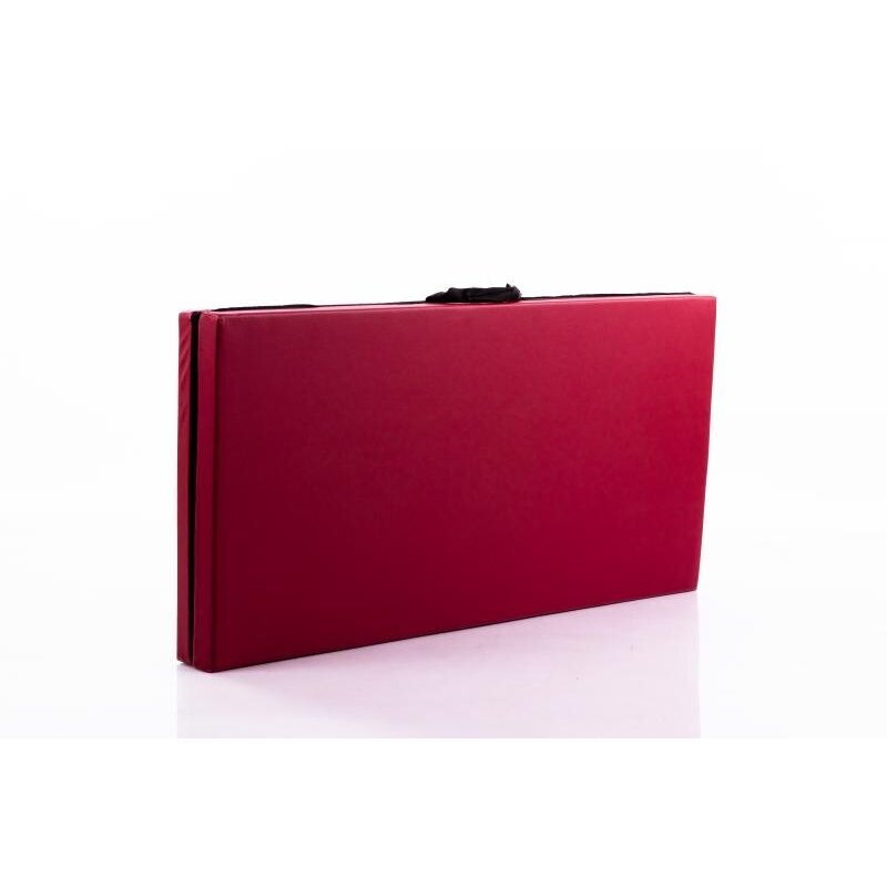 Salokāms vingrošanas paklājiņš Bordo 116x116cm 1 Salokāms vingrošanas paklājiņš Bordo 116x116cm 1