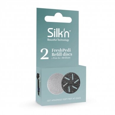 Kāju skrubera tīrīšanas diski Silk'n FreshPedi Soft&Medium (2 gab.) 1