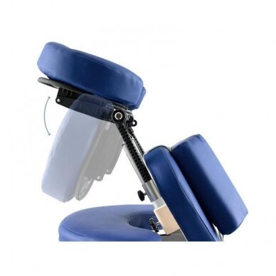 Stool for vertical massage and tattooing Professional (Black) 2