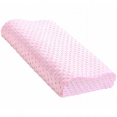 Termoelastiskais ortopēdiskais spilvens Relax Sleep, Pink