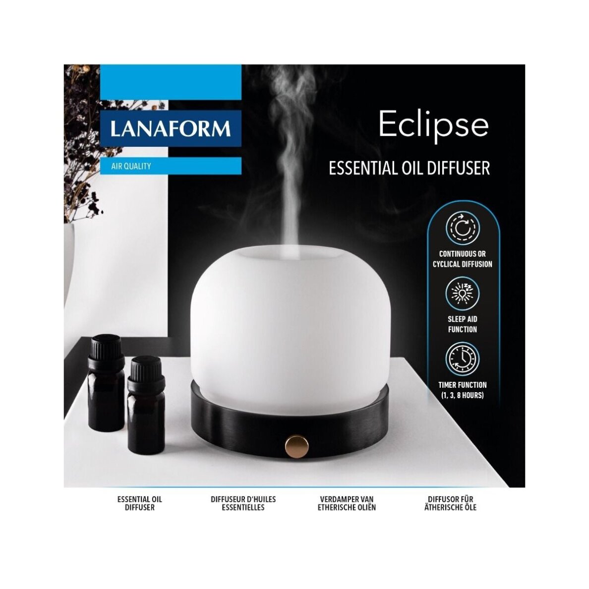 Eteerinen öljy difussor Lanaform Eclipse 7 Eteerinen öljy difussor Lanaform Eclipse 7