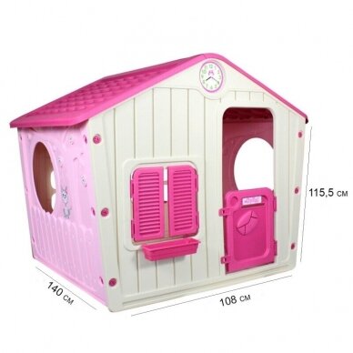 Kinderspielhaus Country Playhouse Starplay Pink 5