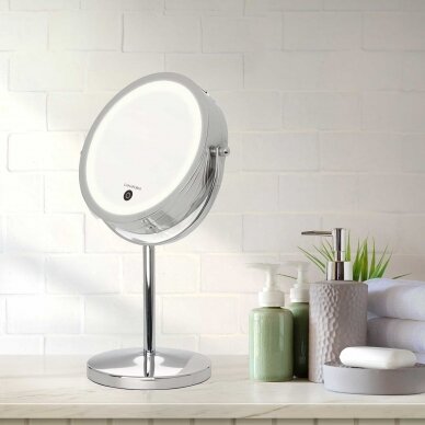 Doppelseitiger Vergrößerungsspiegel (X1/X10) mit LED-Hintergrundbeleuchtung Lanaform Stand Mirror X10 3