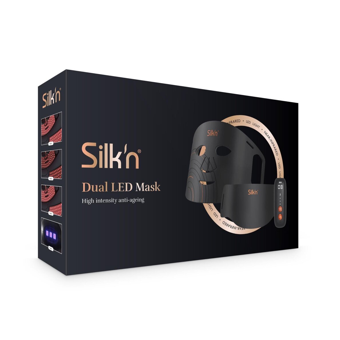 Veido ir kaklo odą atjauninanti kaukė Silk'n Dual LED Set 1 Veido ir kaklo odą atjauninanti kaukė Silk'n Dual LED Set 1