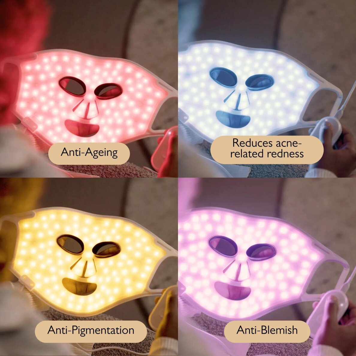 Facial rejuvenating LED mask Silk'n Face Mask 100 3 Facial rejuvenating LED mask Silk'n Face Mask 100 3