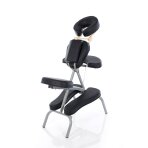 Vertikalaus masažo ir tatuiruočių kėdė Relax Professional (Black)