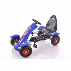Karting velomobiil Go-Kart F618 Blue (lastele 4-10 aastat)