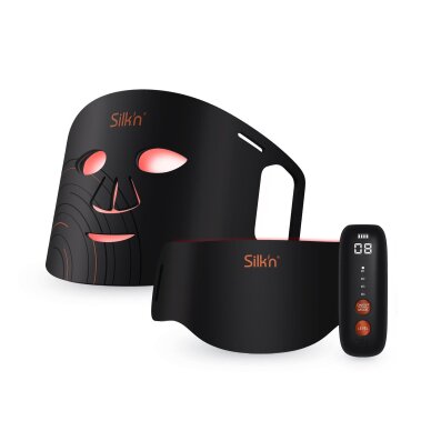 Nuorentava naamio kasvoille ja kaulalle Silk'n Dual LED Set