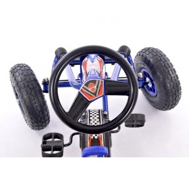 Velokarts-velomobilis Go-Kart A-15 Blue (bērniem no 3 līdz 8 gadiem) 2