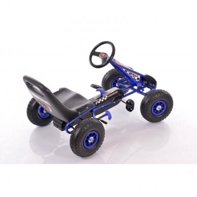 Karting-Velomobil Go-Kart A-15 Blue (für Kinder von 3-8 Jahren) 1