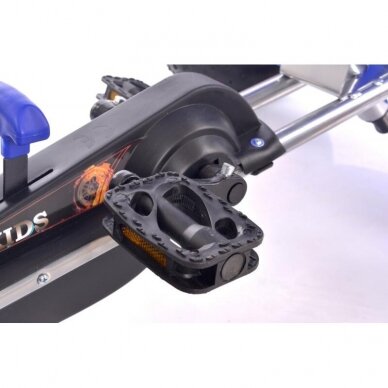 Kartingas-velomobilis Go-Kart F618 Blue (4-10 metų vaikams) 7