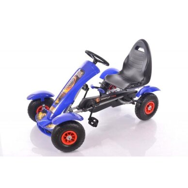 Karting-Velomobil Go-Kart F618 Blue (für Kinder von 4-10 Jahren)