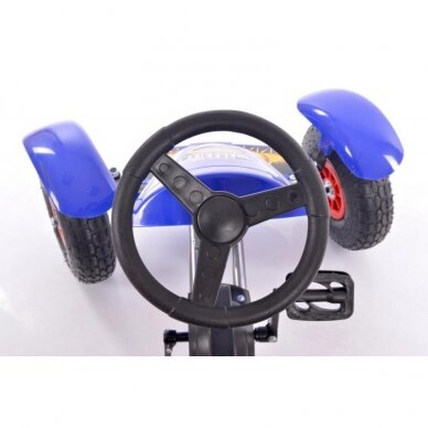 Kartingas-velomobilis Go-Kart F618 Blue (4-10 metų vaikams) 3