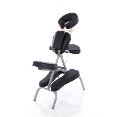 Krēsls vertikālai masāžai un tetovēšanai Relax Professional (Black)
