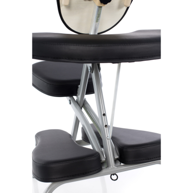 Krēsls vertikālai masāžai un tetovēšanai Relax Professional (Black) 4