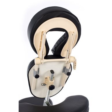 Krēsls vertikālai masāžai un tetovēšanai Relax Professional (Black) 5