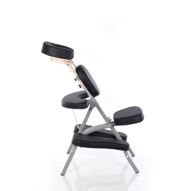 Krēsls vertikālai masāžai un tetovēšanai Relax Professional (Black) 2