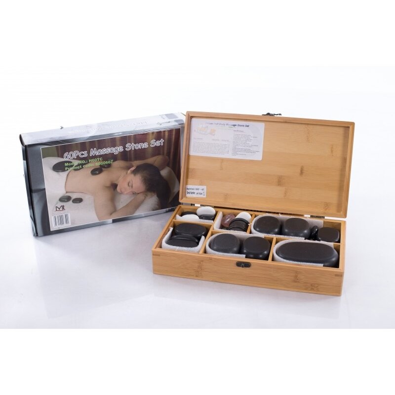 Volcanic basalt stone set for massage (60 stones) 4 Volcanic basalt stone set for massage (60 stones) 4