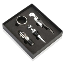 Wine accessory set, 4 pieces