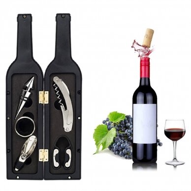 Wine accessory set, 6 pieces