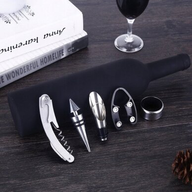 Wine accessory set, 6 pieces 6