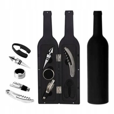 Wine accessory set, 6 pieces 1