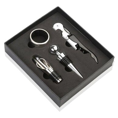 Wine accessory set, 4 pieces 1