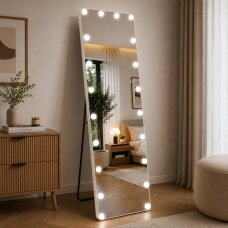 brīvi stāvošs LED spogulis ar apgaismojumu HOLLYWOOD, 160×50 cm (20 LED) brīvi stāvošs LED spogulis ar apgaismojumu HOLLYWOOD, 160×50 cm (20 LED)