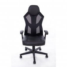 Žaidimų kėdė GAMING CHAIR BLACK GREY
